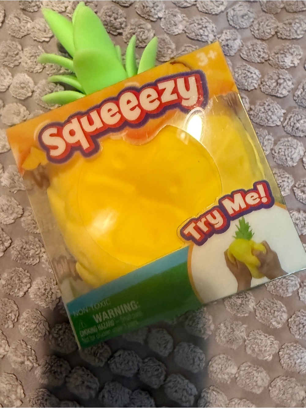 Sunny Days Squeezy Pineapple Squishy Fidget Toy